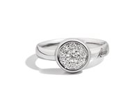 Anello Recarlo Donna Marilyn in Oro bianco Diamante 0.4 Ct r38ro444/040-14 - r38ro444/040-14